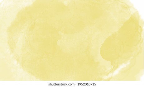 Yellow watercolor background for textures backgrounds and web banners design
