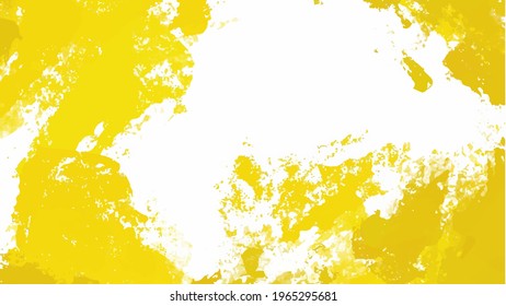 Yellow watercolor background for textures backgrounds and web banners design
