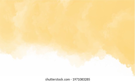 Yellow watercolor background for textures backgrounds and web banners design
