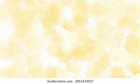 Yellow watercolor background for textures backgrounds and web banners design
