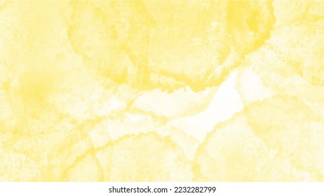 Yellow watercolor background for textures backgrounds and web banners design
