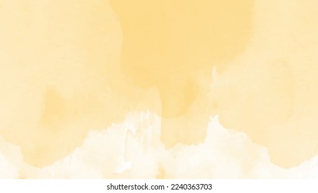 Yellow watercolor background for textures backgrounds and web banners design
