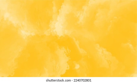 Yellow watercolor background for textures backgrounds and web banners design
