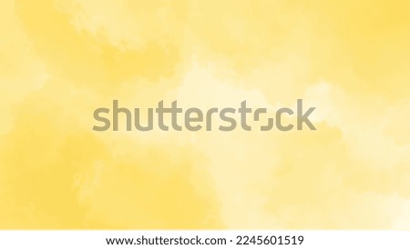 Yellow watercolor background for textures backgrounds and web banners design
