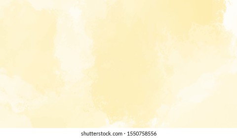 Yellow watercolor background for your design, watercolor background concept, vector.
