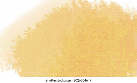 Yellow watercolor background for your design, watercolor background concept, vector.