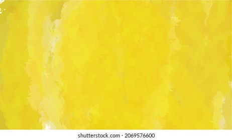 Yellow watercolor background for your design, watercolor background concept, vector.