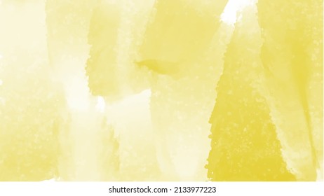 Yellow watercolor background for your design, watercolor background concept, vector.