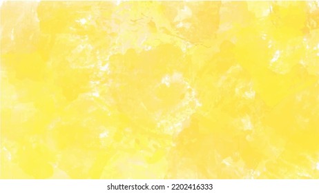 Yellow watercolor background for your design, watercolor background concept, vector.