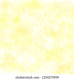 yellow watercolor cloudscape background pattern, vector illustration
