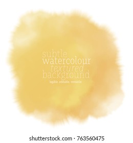 yellow watercolor stain