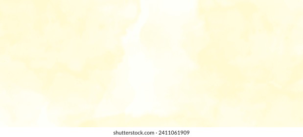 Gelbe Aquarell-Struktur, Vektorhintergrund für Karten, Flyer, Poster, Banner und Cover-Design. Handgezeichnete Aquarellfarben-Illustration für Ihr Design. Sommerlicher Hintergrund. Platz für Text.