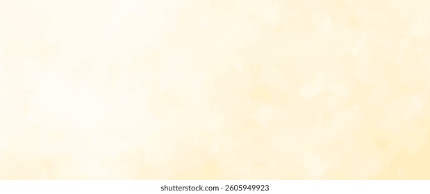 Yellow watercolor vector art background for cards, flyer, poster, banner and cover design. Hand drawn illustration for your design. place for text. Watercolor texture. Summer backdrop.