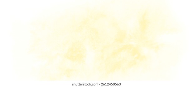 Yellow watercolor vector art background for cards, flyer, poster, banner and cover design. Hand drawn illustration for your design. place for text. Watercolor texture. Summer backdrop.
