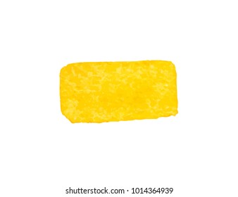 yellow watercolor vector backdrop for cute design tag, business card, invitation, web , text and logo isolated on transparent background. color like gold,  lemon, honeydew, sand, yarrow, meadowlark