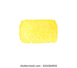 yellow watercolor vector backdrop for cute design tag, business card, invitation, web , text and logo isolated on transparent background. color like gold,  lemon, honeydew, sand, yarrow, meadowlark