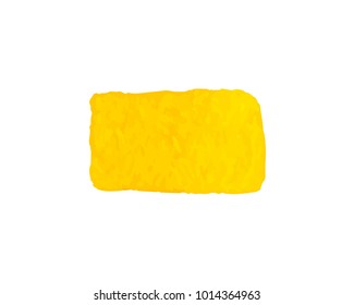 yellow watercolor vector backdrop for cute design tag, business card, invitation, web , text and logo isolated on transparent background. color like gold, lemon, honeydew, sand, yarrow, meadowlark