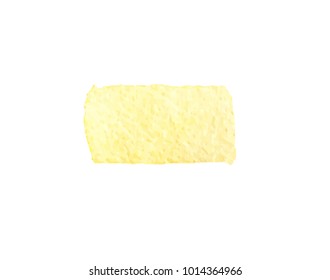 yellow watercolor vector backdrop for cute design tag, business card, invitation, web , text and logo isolated on transparent background. color like gold,  lemon, honeydew, sand, yarrow, meadowlark