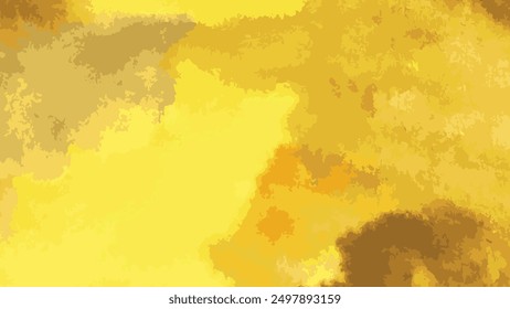 yellow watercolor visuals with dynamic shapes and soft pastel backgrounds