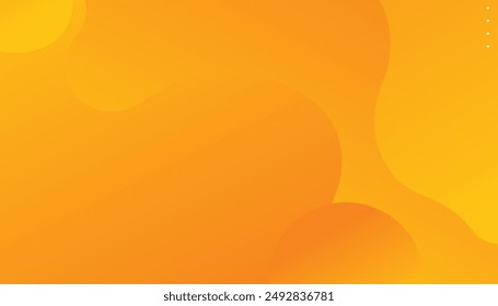 Yellow wave abstract background. Dynamic shapes composition. Vector abstract modern graphic design for template, Eps10 vector
