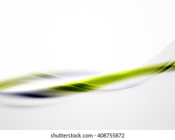 Yellow wave abstract background. Vector modern template