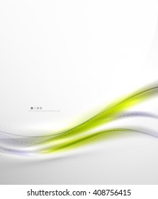 Yellow wave abstract background. Vector modern template