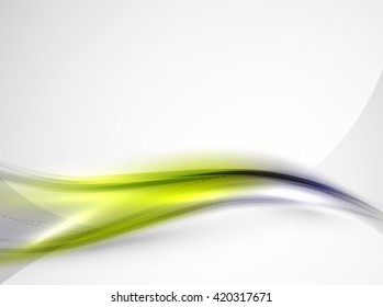 Yellow wave abstract background. Vector modern template