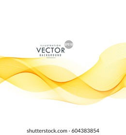 yellow wave background design