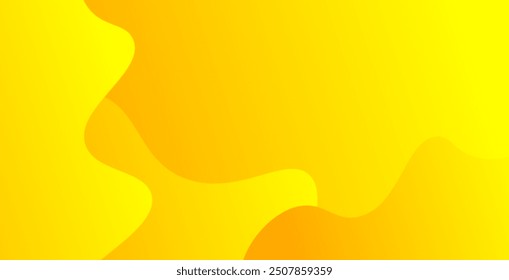 Yellow wave background,  Yellow geometric background with gradient color