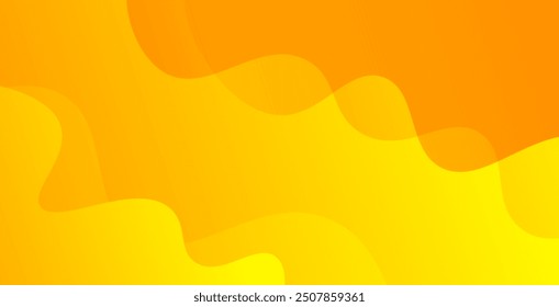 Fondo amarillo de la onda, fondo geométrico amarillo con color del gradiente