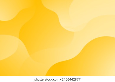 Yellow wave modern background for corporate concept, template, poster, brochure, website, flyer design. Vector illustration