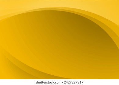 Yellow wave modern background with space for text and message. template design