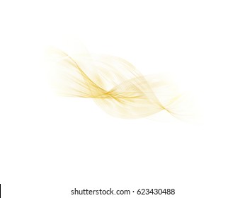 yellow wave on white background