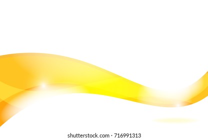 Yellow Wave Vector Design Background
