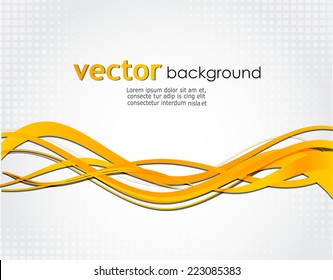 Yellow waves background