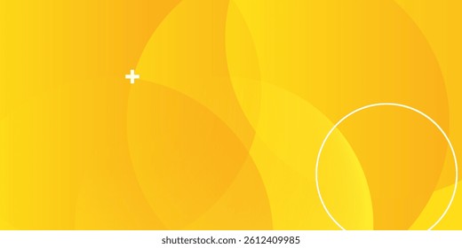 yellow waves background. Circle shapes composition. Dynamic shapes composition and elements. Modern design in Eps10 vector illustration