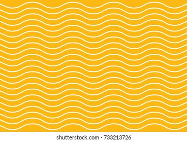 Yellow waves create as unique pattern.
