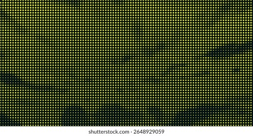 yellow wavy halftone background. Dots pop art sport style vector illustration.