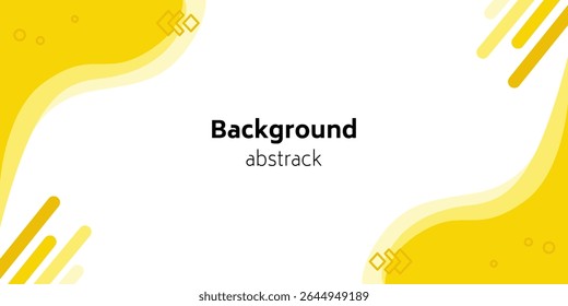 Yellow and white abstract background available blank text. Suitable for advertising posters, promotions, printed banners and websites. Illustration vector.