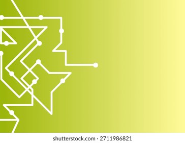 Fondo de Anuncio de Vector de línea abstracta amarillo y blanco
Fondo abstracto de Vector