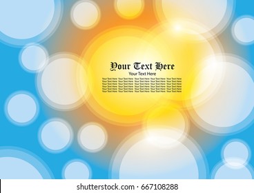 yellow white blue back ground