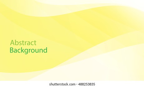 Yellow and white color background abstract art vector