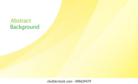 Yellow and white color background abstract art vector