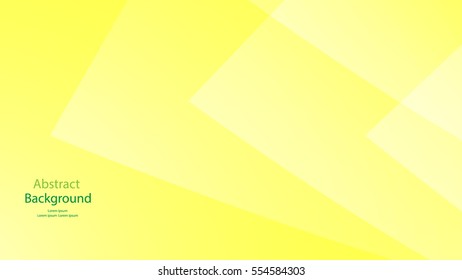 Yellow and white color background abstract art vector
