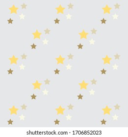 yellow white and dark gray star pattern on light background 