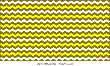Yellow, white, Dark yellow zig zag pattern background, design horizontal wave texture. It is a customizable file.