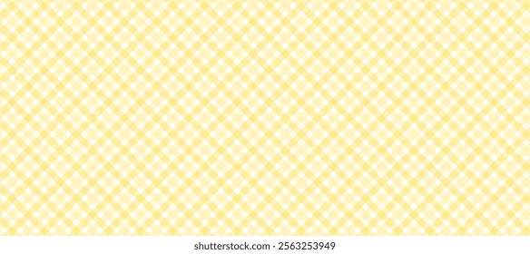 Yellow and white diagonal fabric texture background