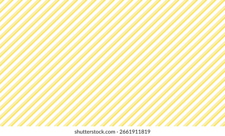 Yellow and white diagonal striped background. Luxury seamless pattern for wallpaper.