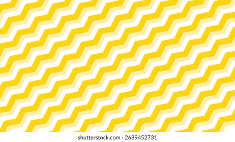 Fondo ondulado diagonal amarillo y blanco. Modelo inconsútil con la decoración hermosa del ornamento. Fondo de pantalla por algo.	