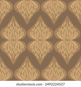 Yellow and white floral seamless pattern. Abstract vector ornament template. Paisley elements. Great for fabric, invitation, background, wallpaper, decoration, packaging or any desired idea